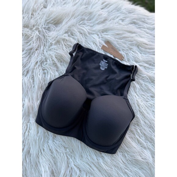 Skims Fits Everybody Back Smoothing Full Coverage Bra Onyx Size 34DDD - Picture 4 of 8